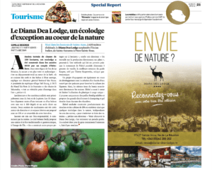 Article presse Diana Dea Lodge La reunion